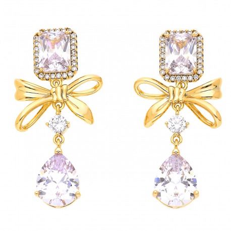 KOLCZYKI POZŁACANE 35/17 MM LUXURY XUPING 45740