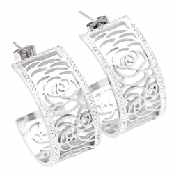 KOLCZYKI 31/15 MM S. STEEL TTM XUPING 46024