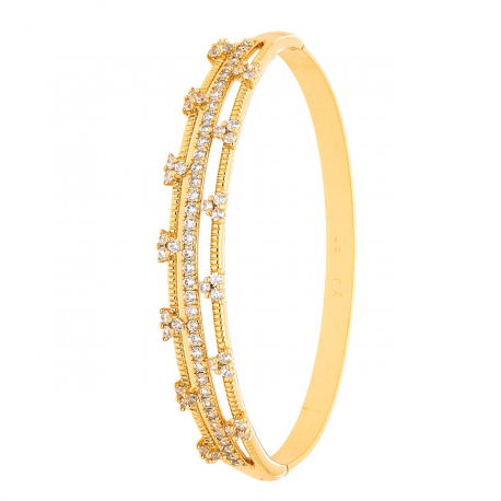 BRANSOLETKA POZŁACANA 60/10 MM BANGLE XUPING 46077