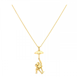 CELEBRYTKA POZŁACANA 40+5 CM ROBOCIK XUPING 46270