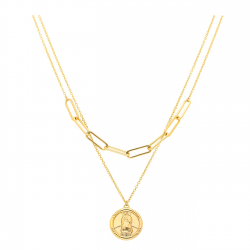 CELEBRYTKA POZŁACANA 41+5 CM ELEGANCE XUPING 46284