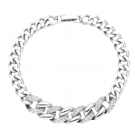 BRANSOLETKA RODOWANA 19,5 CM 10 MM LUXURY XUPING 46354