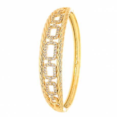 BRANSOLETKA POZŁACANA 60/14 MM ELEGANCE XUPING 46598