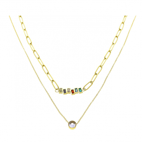 CELEBRYTKA POZŁACANA 44+6 CM S. STEEL TTM XUPING 47055