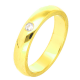 PIERŚCIONEK POZŁACANY 4 MM S. STEEL TTM XUPING 47164