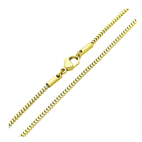ŁAŃCUSZEK POZŁACANY 48 CM 1,5 MM S. STEEL TTM XUPING 47308