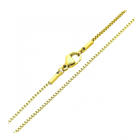 ŁAŃCUSZEK POZŁACANY 52 CM 1,1 MM S. STEEL TTM XUPING 47310