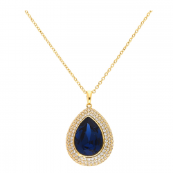 CELEBRYTKA POZŁACANA 40+5 CM MONTANA BLUE CRYSTAL 47599