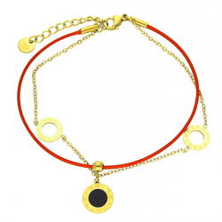 BRANSOLETKA POZŁACANA 17,5+3 CM S, STEEL TTM XUPING 48398