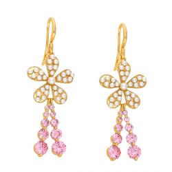 KOLCZYKI POZŁACANE 50/18 MM LUXURY XUPING 48496