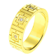 PIERŚCIONEK POZŁACANY 6 MM S. STEEL TTM XUPING 48759