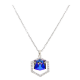 CELEBRYTKA RODOWANA 39+5 CM SAPPHIRE CRYSTAL XUPING 48939