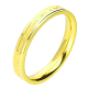 PIERŚCIONEK POZŁACANY 3 MM S. STEEL TTM XUPING 49036