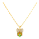 CELEBRYTKA POZŁACANA 39+6 MM VITRAIL CUBE CRYSTAL XUPING 49705
