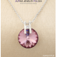 NASZYJNIK RODOWANY CRYSTAL FROM SWAROVSKI® XUPING 2854