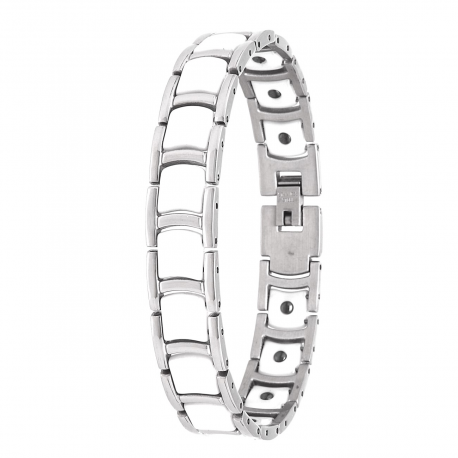 BRANSOLETKA CERAMIC 20,5 CM 12 MM S. STEEL TTM XUPING 50494