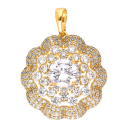 ZAWIESZKA POZŁACANA 33/25 MM ROYAL LUXURY XUPING 50863