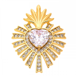 ZAWIESZKA POZŁACANA 35/25 MM LUXURY XUPING 50860