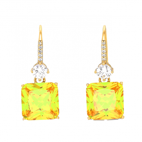 KOLCZYKI POZŁACANE 31/12 MM ELEGANCE XUPING 50953