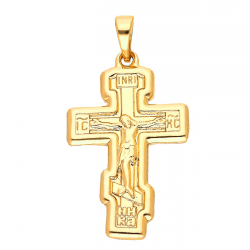 ZAWIESZKA POZŁACANA 35/18 MM KRZYŻYK XUPING 51220