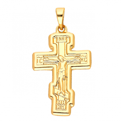 ZAWIESZKA POZŁACANA 35/18 MM KRZYŻYK XUPING 51220