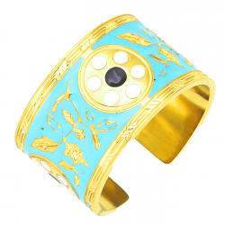 PIERŚCIONEK POZŁACANY 12 MM S. STEEL TTM XUPING 51391