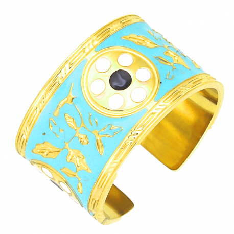 PIERŚCIONEK POZŁACANY 12 MM S. STEEL TTM XUPING 51391