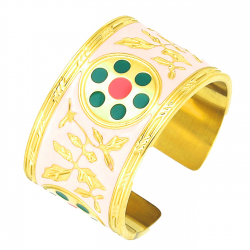 PIERŚCIONEK POZŁACANY 12 MM S. STEEL TTM XUPING 51393