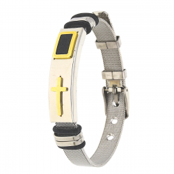 BRANSOLETKA POZŁACANA 22,5-18 CM 12 MM S. STEEL TTM XUPING 51454