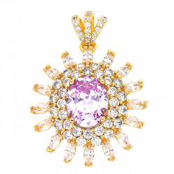 ZAWIESZKA POZŁACANA 31/23 MM LUXURY XUPING 51539