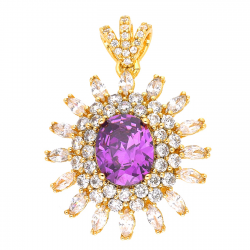 ZAWIESZKA POZŁACANA 31/23 MM LUXURY XUPING 51540