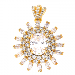 ZAWIESZKA POZŁACANA 31/23 MM LUXURY XUPING 51543