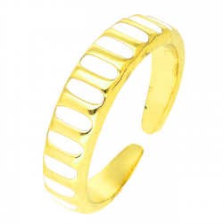 PIERŚCIONEK POZŁACANY 5 MM S. STEEL TTM XUPING 51666