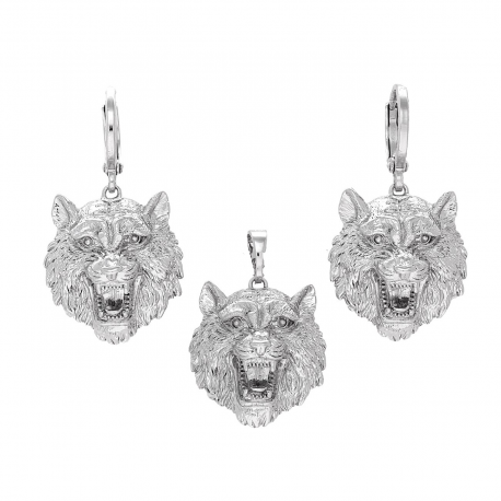 KOLCZYKI PLATYNOWANE 32/17 MM Z ZAWIESZKĄ 25/17 MM XUPING 51803