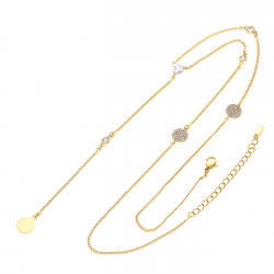 CELEBRYTKA POZŁACANA 47+5 CM KRAWATKA XUPING 52230