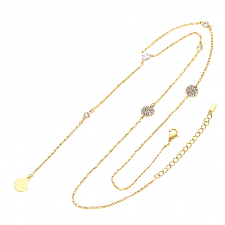 CELEBRYTKA POZŁACANA 47+5 CM KRAWATKA XUPING 52230