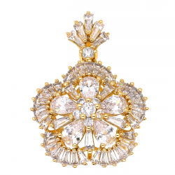 ZAWIESZKA POZŁACANA 35/24 MM ROYAL LUXURY XUPING 52507