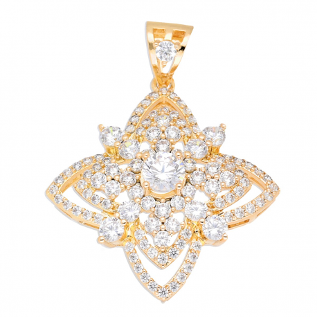 ZAWIESZKA POZŁACANA 37/28 MM LILIA LUXURY XUPING 53131