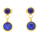 KOLCZYKI POZŁACANE 18/8 MM S. STEEL TTM XUPING 53281