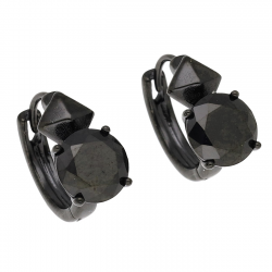 KOLCZYKI BLACK DIAMOND 15/9 MM XUPING 53379