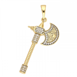 ZAWIESZKA POZŁACANA 40/17 MM OSTRA XUPING 53403