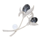BROSZKA RODOWANA 69/45 MM CRYSTAL SUPER PRICE XUPING 53562