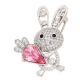 BROSZKA RODOWANA 35/23 MM CRYSTAL SUPER PRICE XUPING 53623