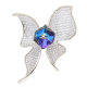 BROSZKA RODOWANA 49/33 MM CRYSTAL SUPER PRICE XUPING 53637