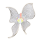 BROSZKA RODOWANA 49/33 MM CRYSTAL SUPER PRICE XUPING 53640