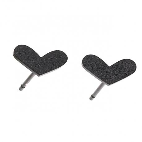 KOLCZYKI BLACK 5/10 MM S. STEEL TTM XUPING 53944