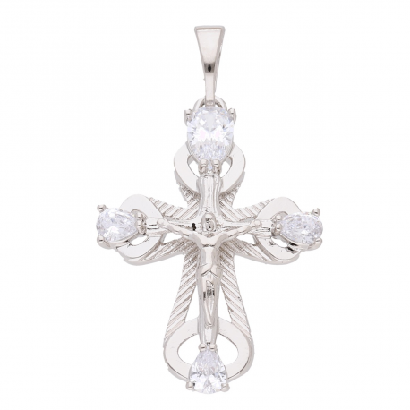 ZAWIESZKA PLATYNOWANA 34/19 MM KRZYŻYK XUPING 54189