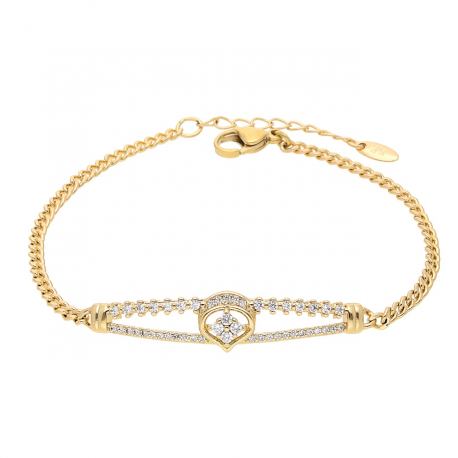 BRANSOLETKA POZŁACANA 18,5+3 CM ELEGANCE XUPING 54287