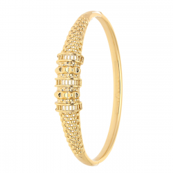 BRANSOLETKA POZŁACANA 57 MM ZŁOTY BANGLE XUPING 54297