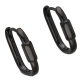 KOLCZYKI 17/3 MM CZARNA ELEGANCJA XUPING 54389